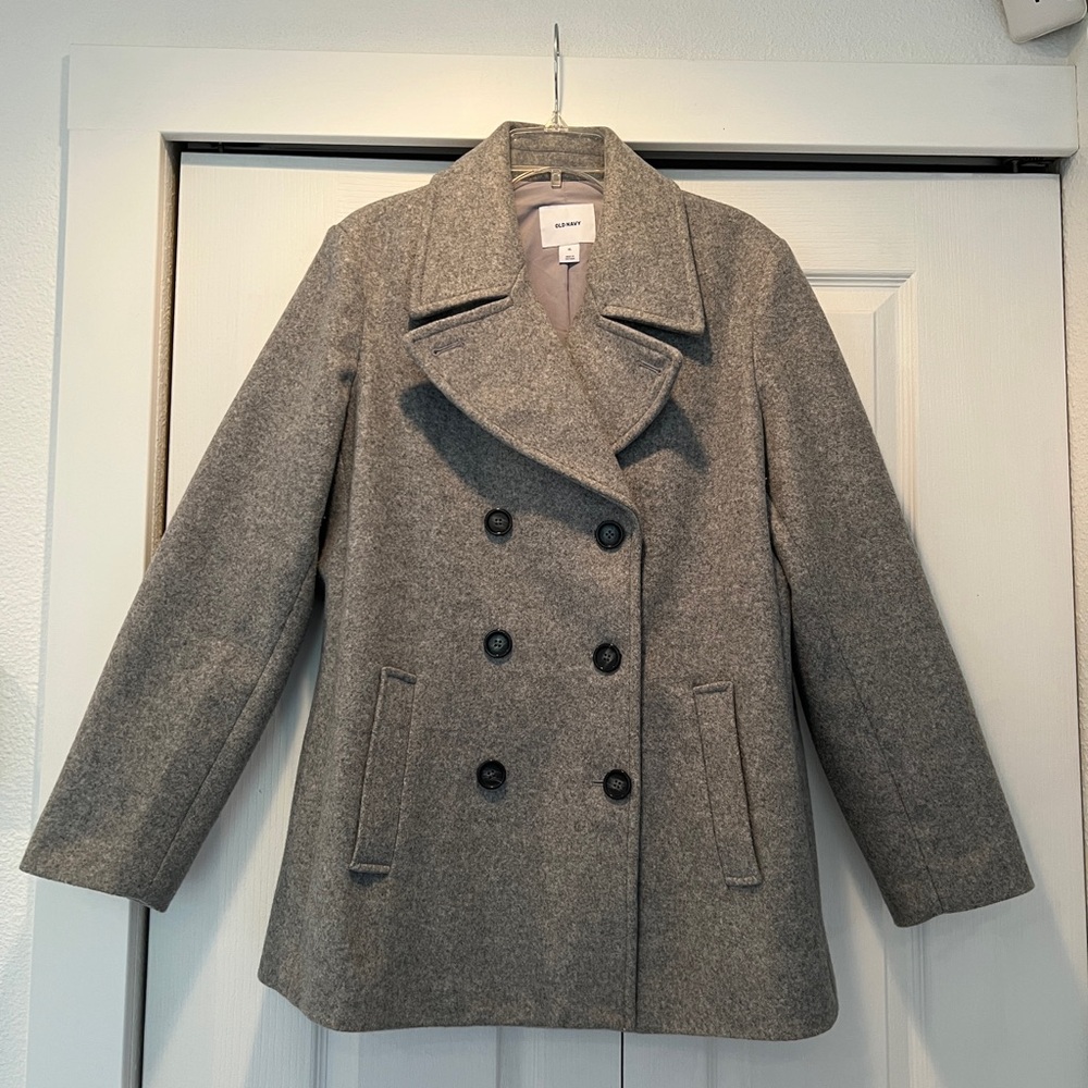 Old Navy Double-Breasted Pea Coat 
woman’s XL